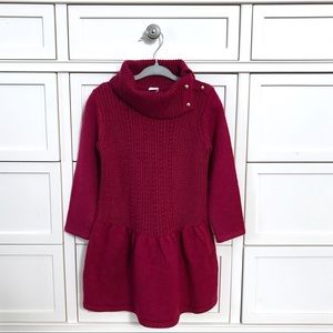 NWT red Janie and Jack sweater dress 2T
